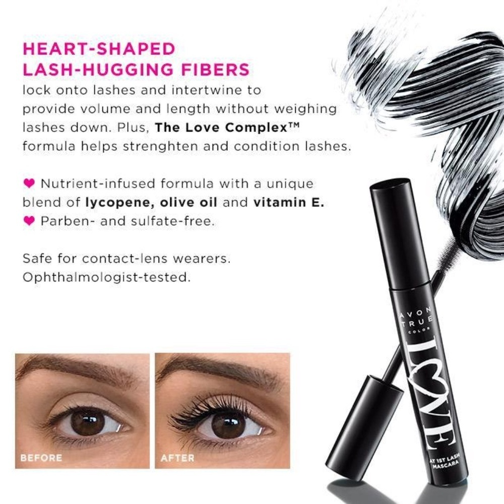 *AVON* True Color Love At 1st Lash Mascara NWT - Picture 4 of 5
